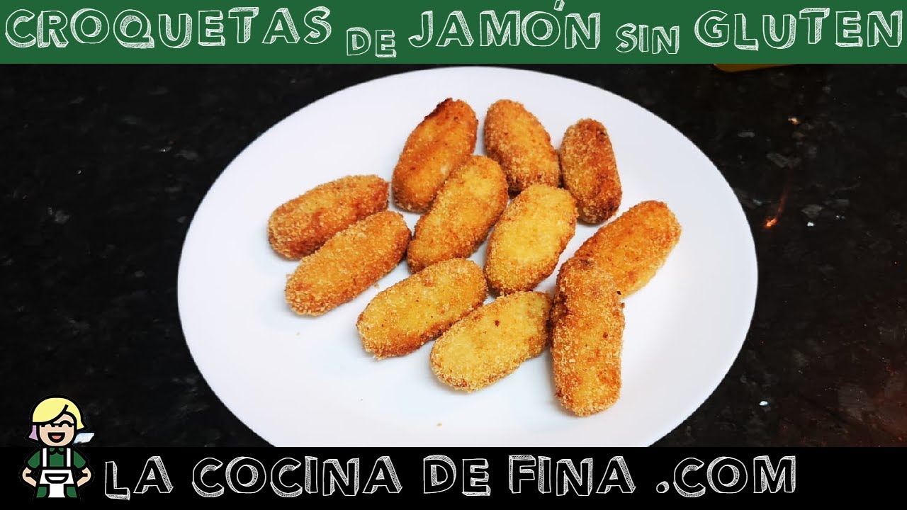 CROQUETAS DE JAMÓN SIN GLUTEN ( LA COCINA DE FINA .COM - PLATO Nº25 )