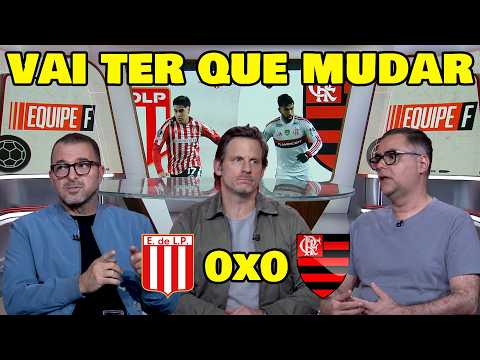 QUEM DO FLAMENGO SE SALVOU CONTRA O ESTUDIANTES NO JOGO DE IDA?