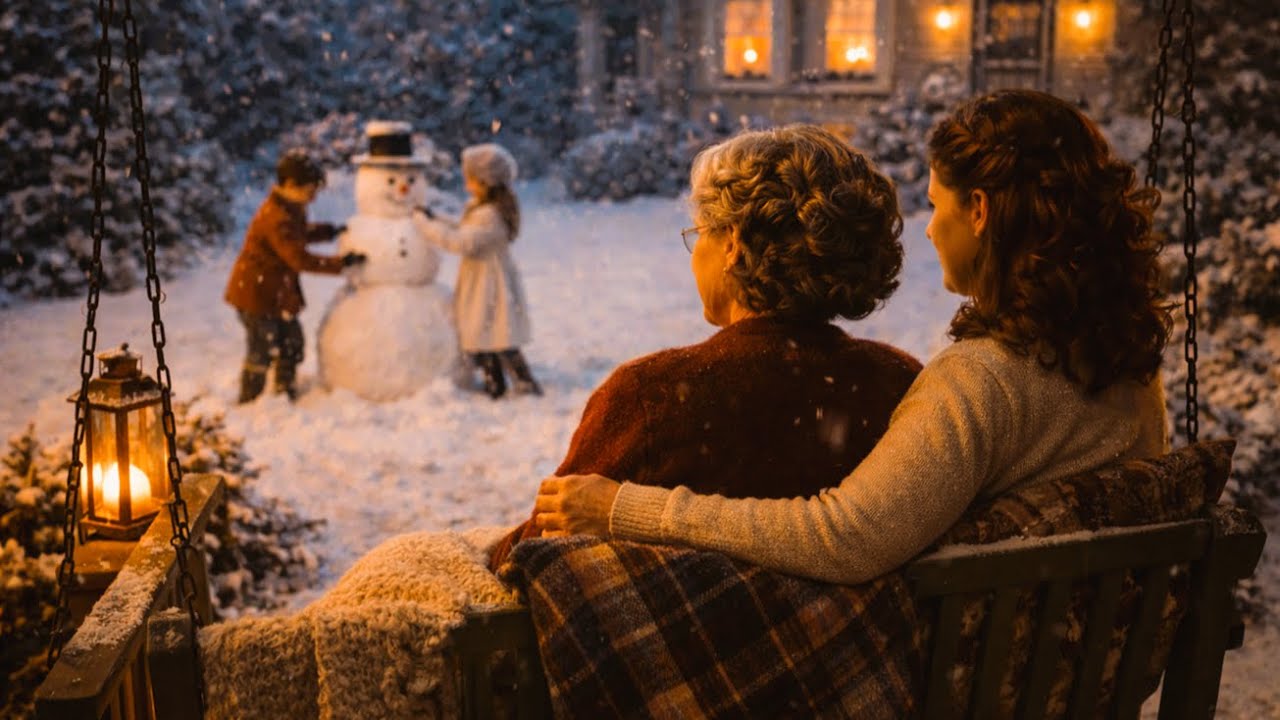 Winter Evening Ambiance - A Vintage Snowy Night | 1930s-1940s Warm Home