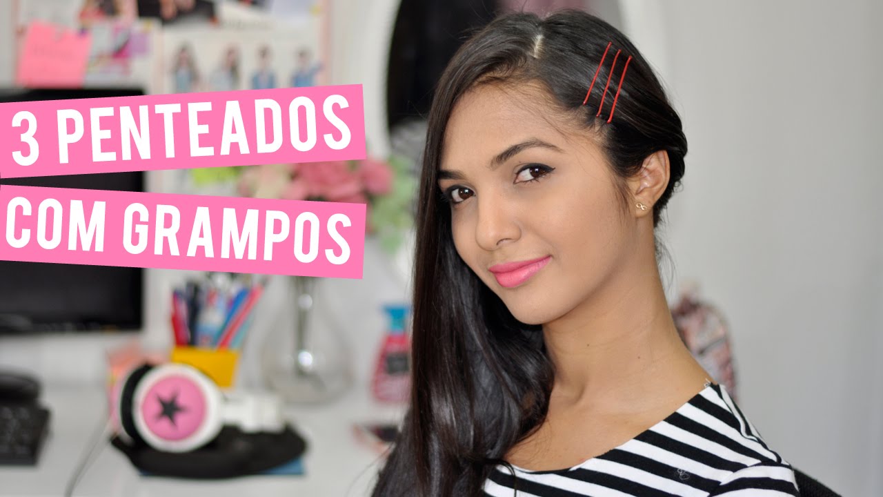 Tutorial 3 penteados fáceis usando grampos de cabelo - thptnganamst.edu.vn