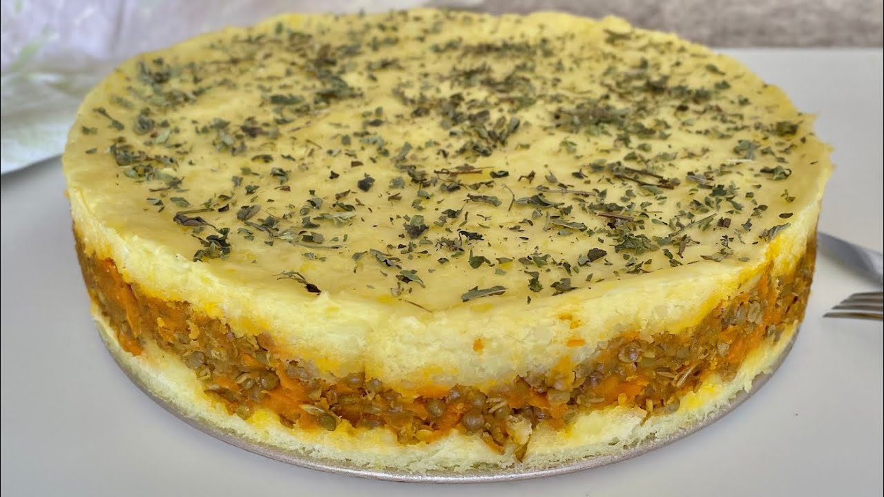 ПАСТУШИЙ ПИРОГ с чечевицей (русские субтитры)