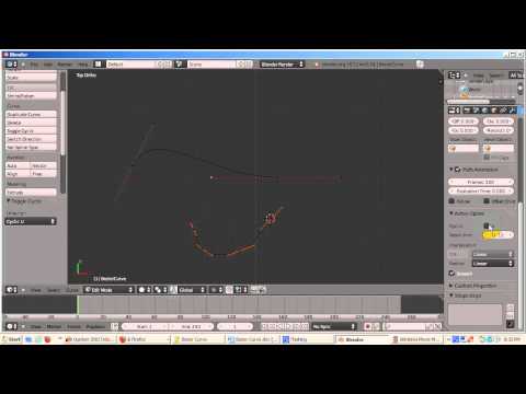Ira Krakow's Blender 3D 2.63 Bezier Curve Tutorial
