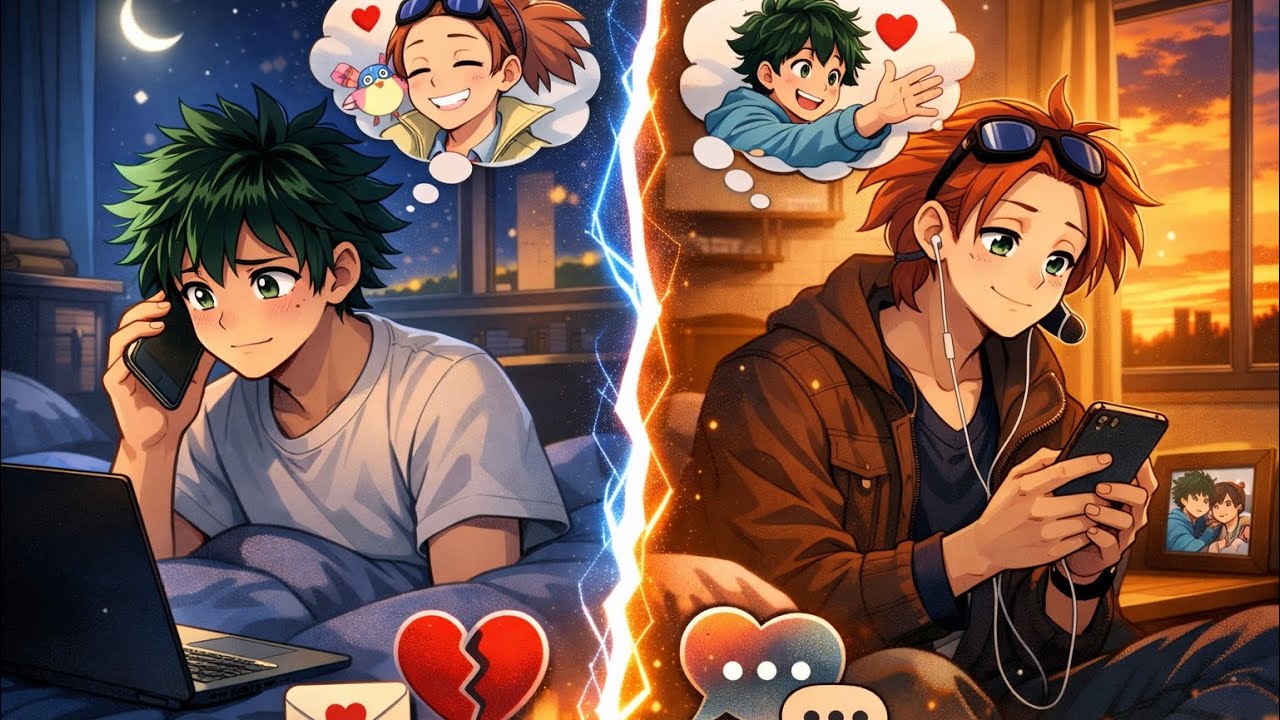 The Christmas Kacchan brought him home~long distance RodyDeku story~TextingStory~Christmas special 