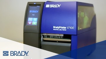 BradyPrinter i7100 Industrial Label Printer: An Overview