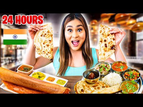 I Ate ONLY Indian Food for 24 Hours (DELICIOUS)