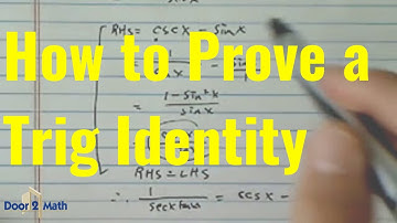 EASY TRICK To Prove Trig Identities