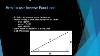 Trigonometry Project