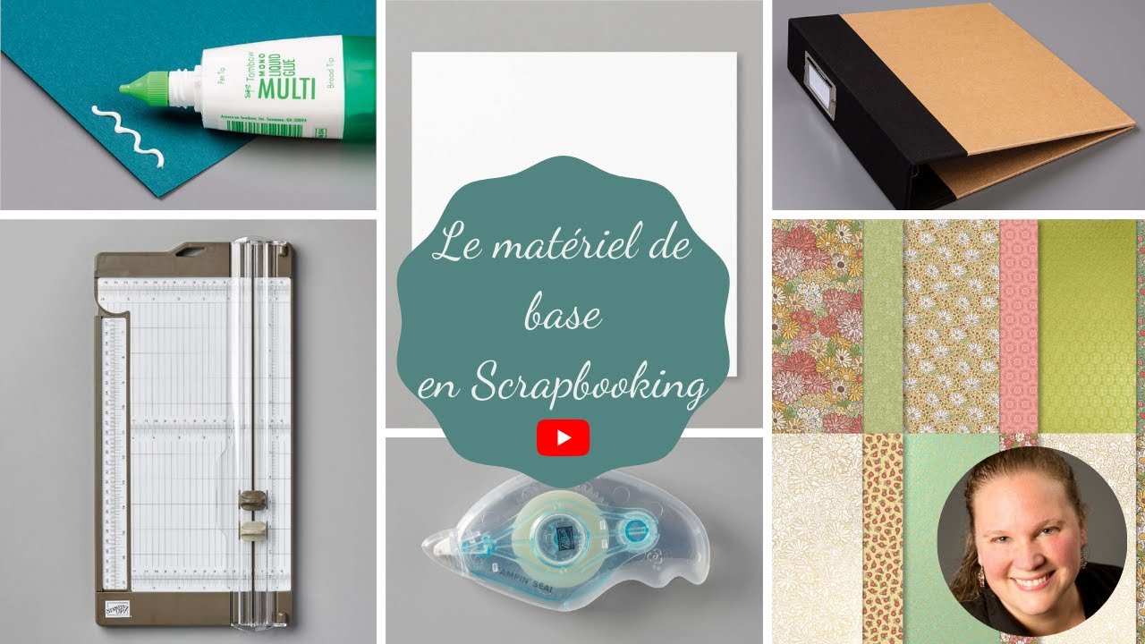 Le matériel de base en scrapbooking 