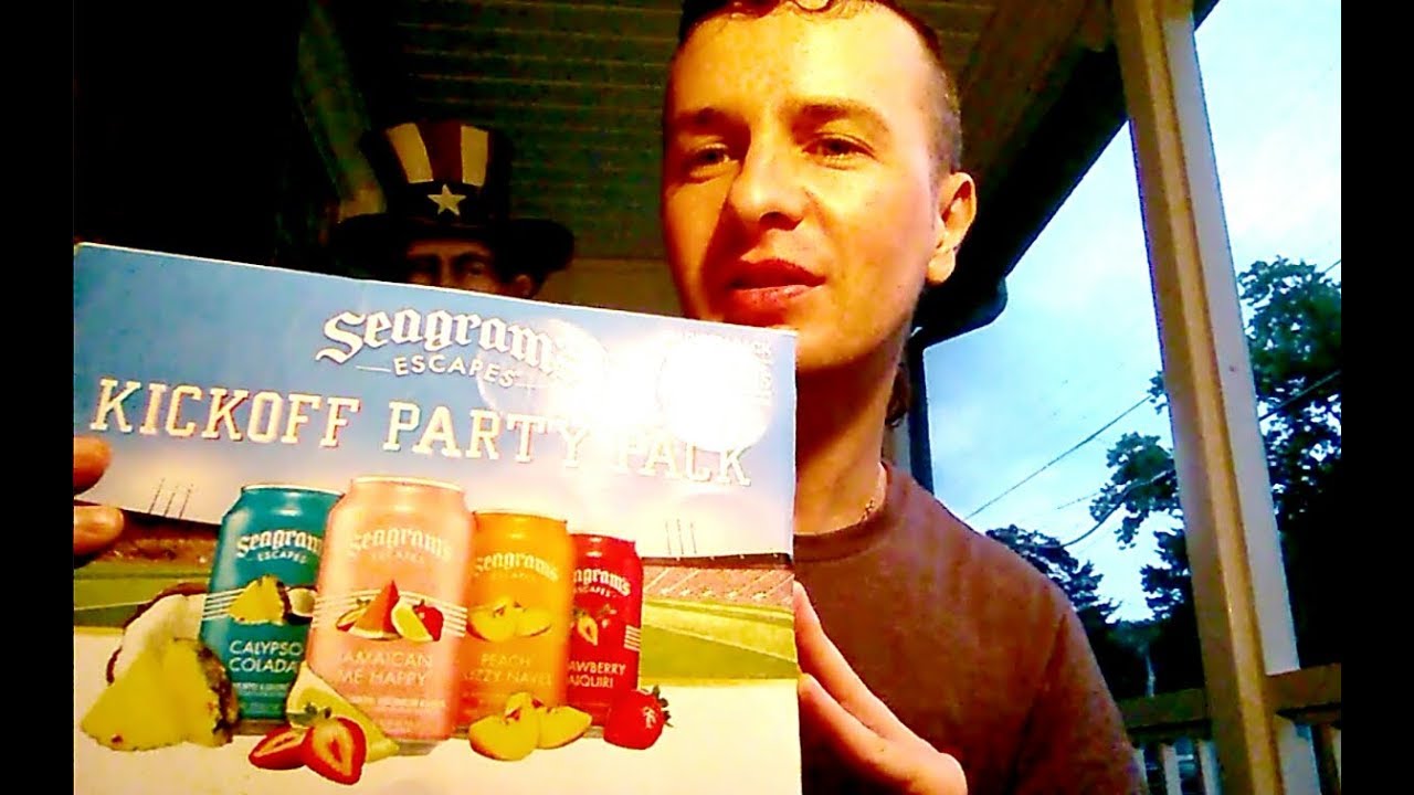 Seagram's Escapes Kickoff Party Pack Review YouTube