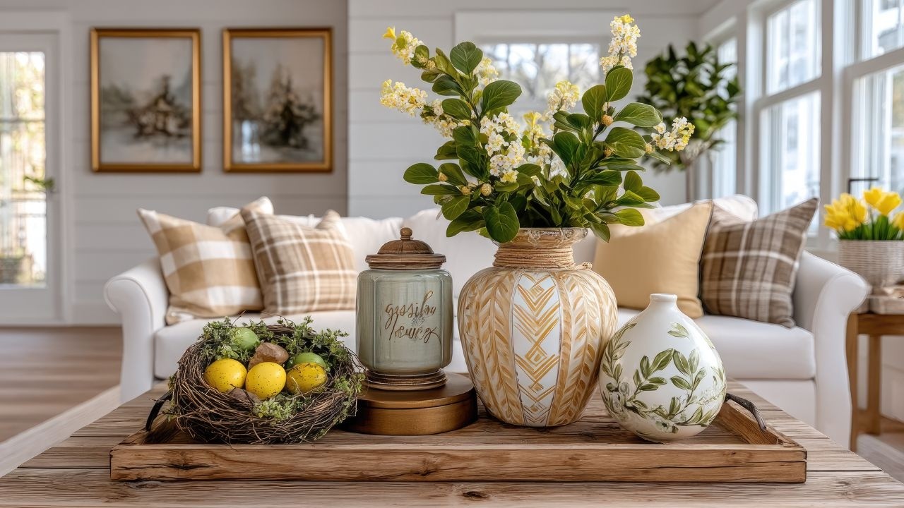 Тенденции пасхального декора в стиле кантри 2026 года: зелено-желтые тона | Уютно, элегантно и не...
