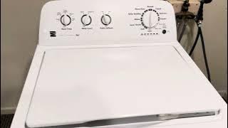 Kenmore washer and electric dryer set demo
