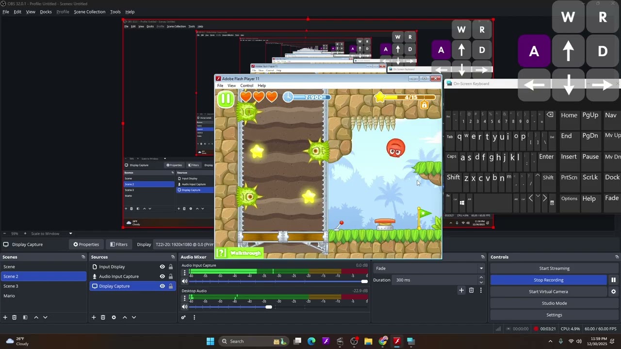 Red Ball 5 Level 30 any% 22.133 (World Record)