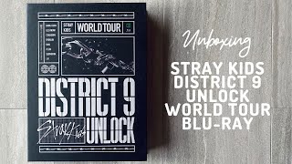 🔥Unboxing Stray Kids 스트레이 키즈 District 9 Unlock World Tour Blu-Ray🔥