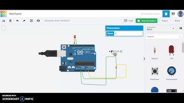 Automatic street light #tinkercad#arduino