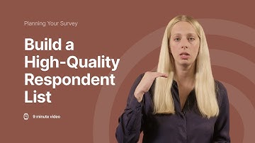 Build a High-Quality Respondent List for Your Survey