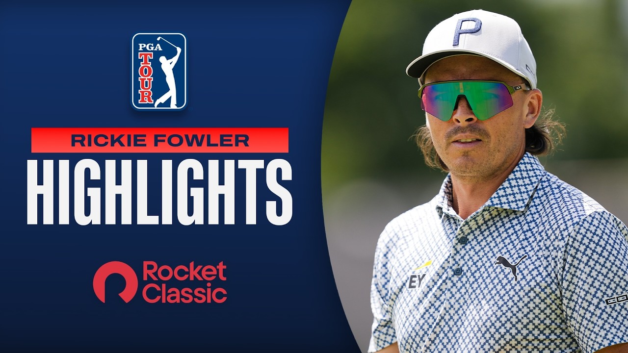 Rickie Fowler opens with 7-under 63 in Detroit | Round 1 | Rocket Classic | 2026