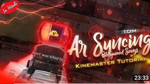 AR beat sync tutorial on kinemaster | how to edit like jerryboy and barood gaming | pubg