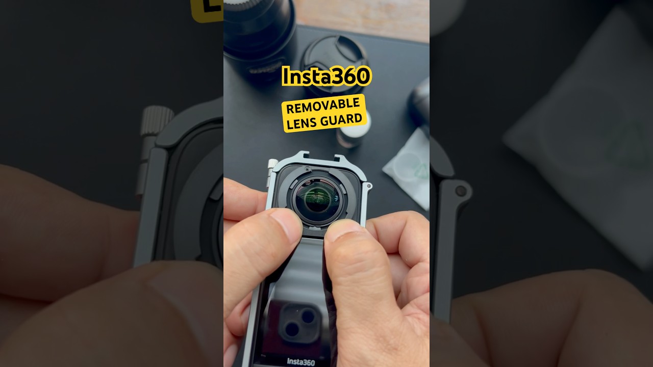 🎥 Insta360 removable lens guard for X3. Recommanded guys! 👊🏼 — Video review, click xem trên YouTube