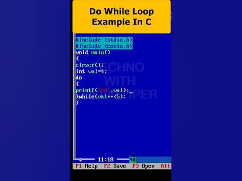 Do While Loop Example in C Part 135 | C Programming #youtubeshorts # ...