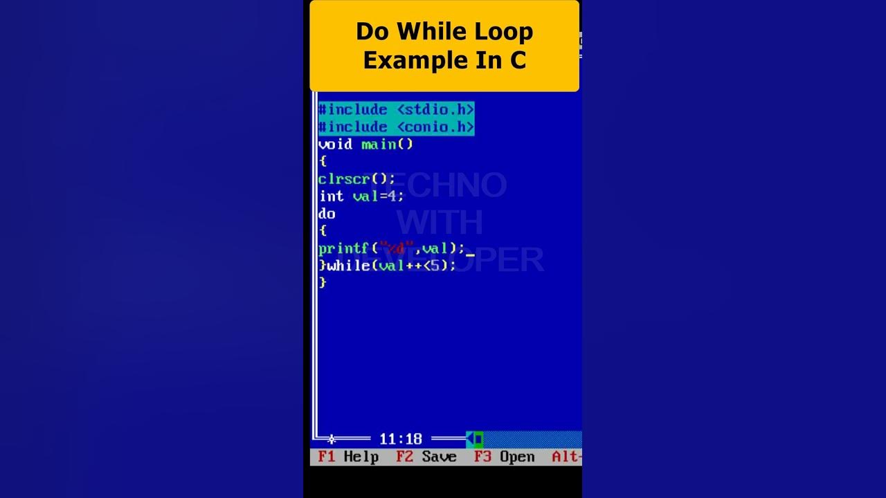 Do While Loop Example in C Part 135 | C Programming #youtubeshorts # ...