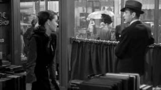 Sidewalk and bookstore scene from The Big Sleep