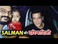 Salman khan poses with little fan from abu dhabi