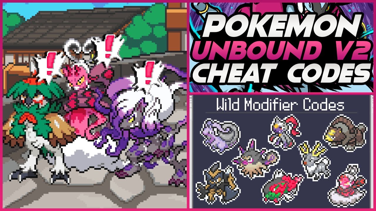 PokéGuide - Unbound new codes