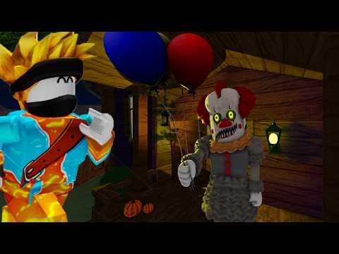 ESCAPE DA MANSÃO ASSOMBRADA DO PENNY WIZE! - Roblox Obby