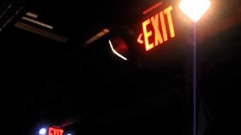Exit Signs & Emergency Lighting: Battery backup test