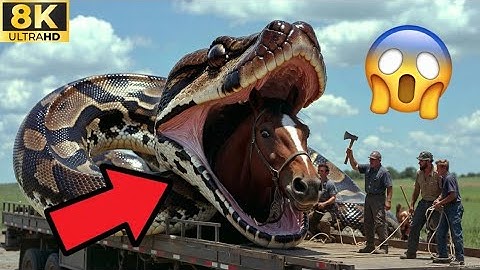 Heroic Rescue Team Battles Giant Python to Save a Special Horse 🐴🐍 | Emotional Wildlife Rescue Story