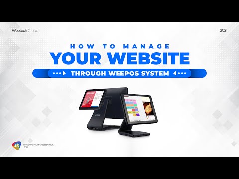 How to manage your website through your Weepos system