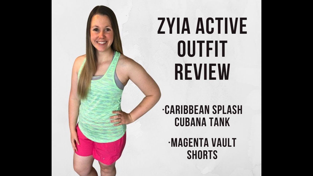 ZYIA Active Review: Light Denim Distressed LnT Leggings & Chai