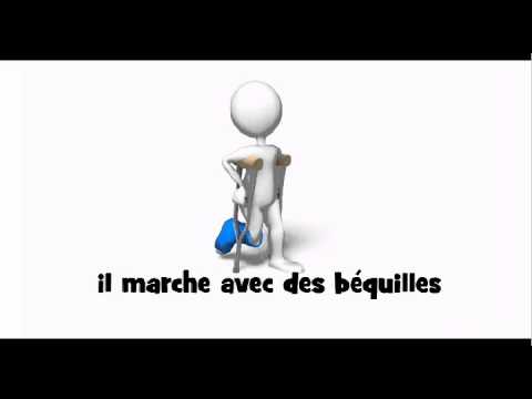 How to pronounce in French # il marche avec des béquilles video phone beyonce mp3