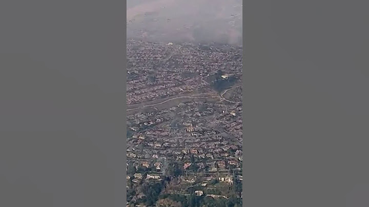 Widespread wildfire destruction in L.A.'s Pacific Palisades area
