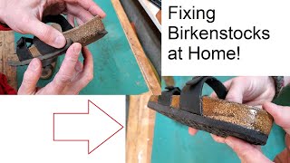 My First Time Resoling Birkenstocks at Home!