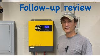 EG4 3kw inverter follow up review and testing~ signature solar off grid solar inverter