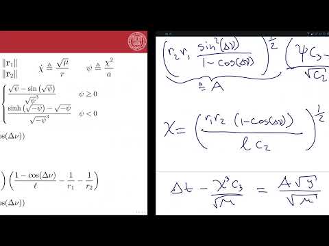 4 - 5 - Lambert's Problem with Universal Variables