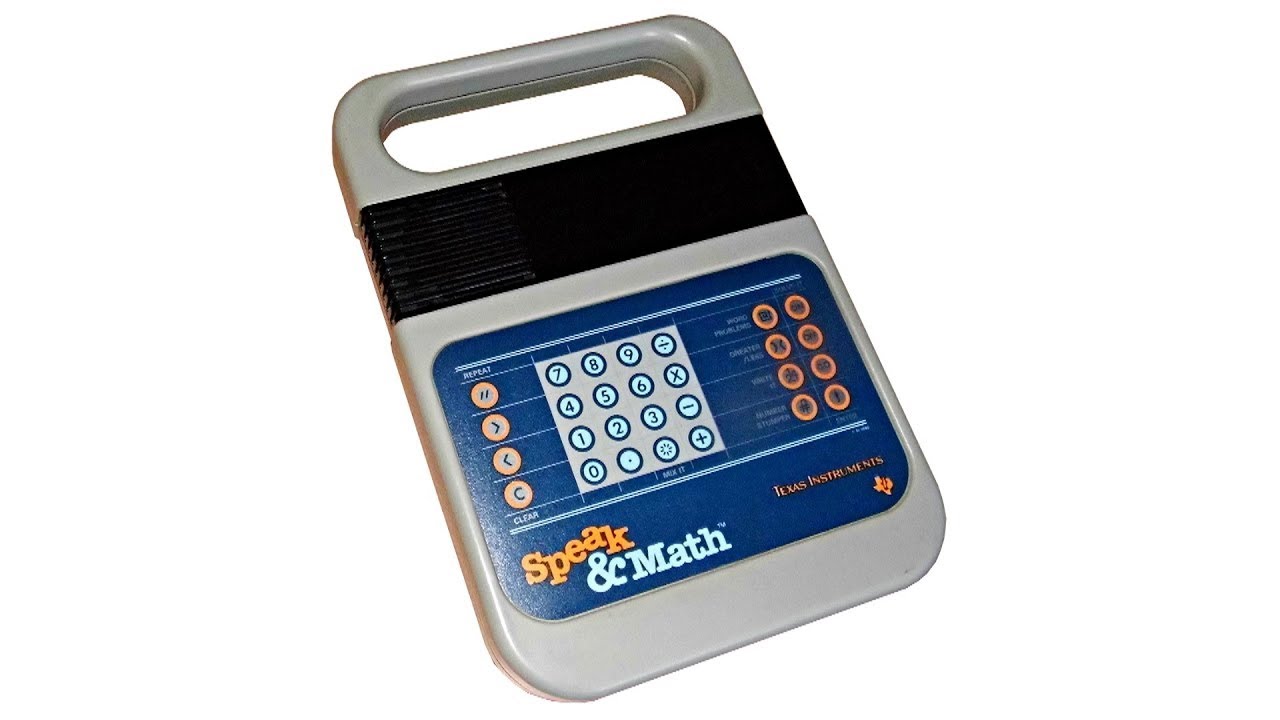 speak & math 計算ゲーム Speak & Math [Handheld Longplay] (1980) Texas Instruments - YouTube