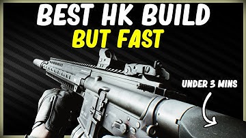 BEST META HK IN ESCAPE FROM TARKOV BUT FAST LOWEST RECOIL - BEST GUN BUILD IN EFT IN UNDER 3 MINS