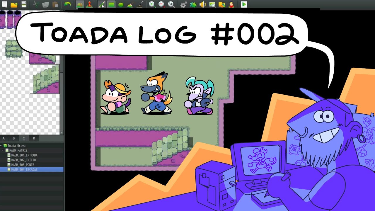 🐵⚒️ TOADA LOG #002 - Criando um Mapa no RPG Maker (Desenhando ...
