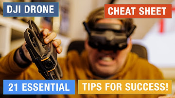 DJI Drone Cheat Sheet: 21 Essential Tips for Success! #dji #djifly
