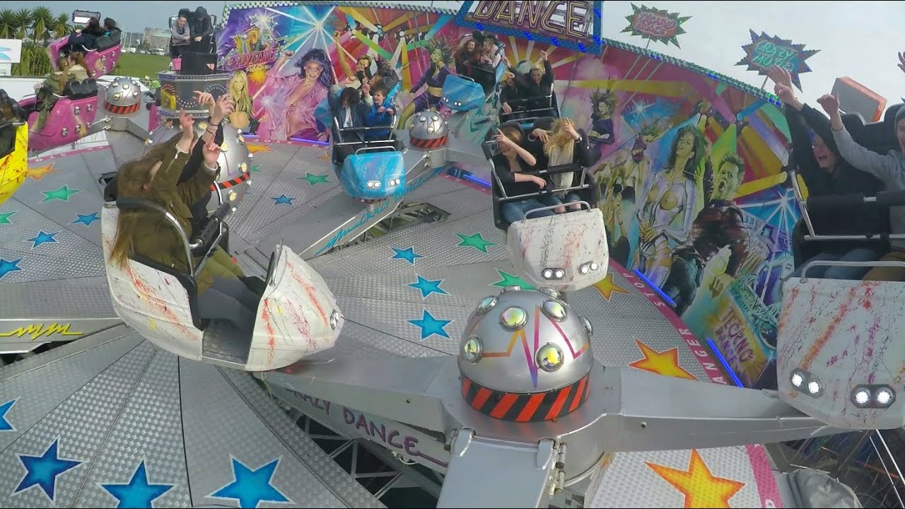 Crazy Dance On Ride - Fête foraine Cherbourg 2016