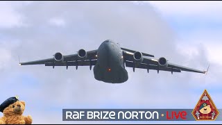 LIVE RAF HEAVYWEIGHTS A400, C17 & VOYAGER PLUS RED ARROWS • RAF BRIZE NORTON 31.05.24