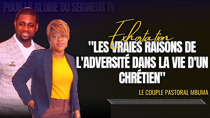 🎤LES VRAIES RAISONS DE L'ADVERSITÉ DANS LA VIE D'UN CHRÉTIEN|EXHORTATION|PST. ATHOM'S & NADÈGE MBUMA