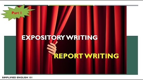 Report Writing  Part 1  INCIDENT REPORT
