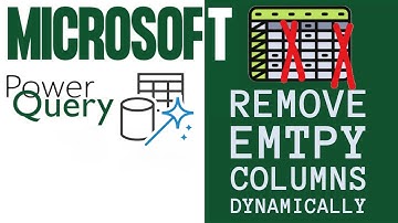 Microsoft Power Query: Remove empty columns dynamically!