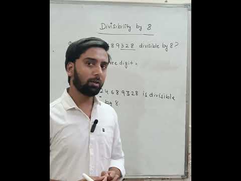 Divisibility rule of