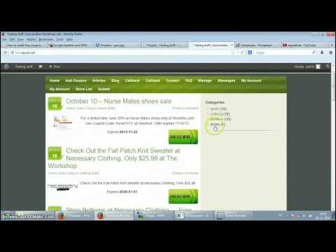 How to make coupon website for free – program