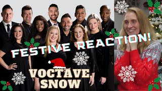 FESTIVE REACTION! Voctave, Snow ❄️⛄️🎄 #FestiveReactions #Voctave #ACappella #ALittleMoreOfLisa