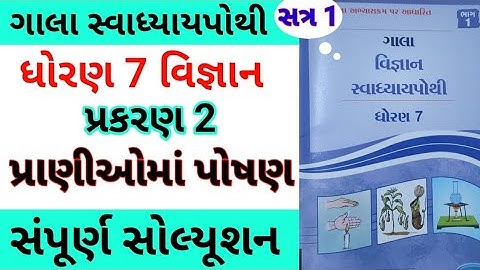std 7 ch 2 science gala swadhyay pothi | dhoran 7 ch 2 vigyan gala swadhyay pothi